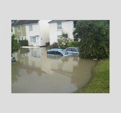 2009 Flooding Hollington Old Lane